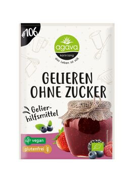 agava Gelieren ohne Zucker 22g MHD 14.04.2023