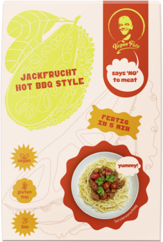 Vegan Pete Jackfrucht Hot BBQ Style 250g MHD 30.09.2026