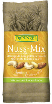 Rapunzel Nuss-Mix geröstet & gesalzen 60g MHD 25.07.2020