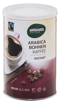 Naturata Bohnenkaffee Arabica Instant gefriergetrocknet 100g MHD 12.09.2025