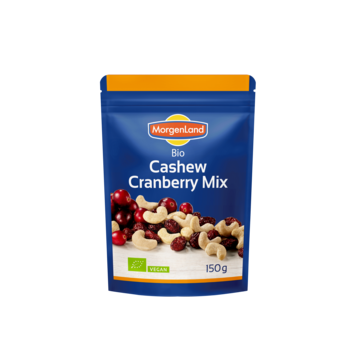 MorgenLand Cashew Cranberry Mix 150g MHD 05.06.2025