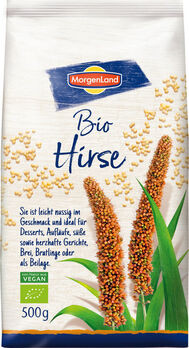 MorgenLand Hirse 500g MHD 29.04.2023