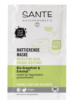 SANTE mattierende Maske 2x4ml MHD 30.09.2020