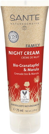 SANTE Family Night Cream Granatapfel & Marula 75ml MHD 30.04.2021