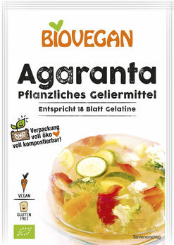 Biovegan Agaranta Bio pflanzliches Geliermittel 18g MHD 31.05.2023