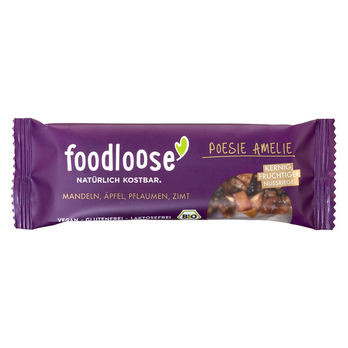 foodloose Poesie Amelie Nussriegel 35g MHD 01.10.2020