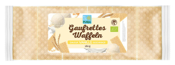 Pural Gefüllte Waffeln Vanille 160g MHD 31.08.2022