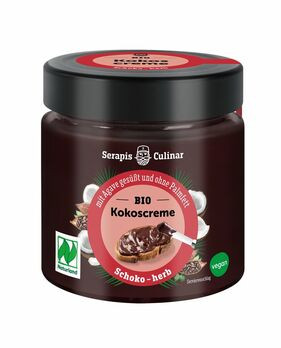 Serapis Culinar Kokos-Creme Schoko herb 200g MHD 31.05.2024