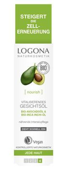 LOGONA NOURISH Nährendes Gesichtsöl Bio-Avocado & Bio-Inca Inchi 30ml MHD 28.02.2022