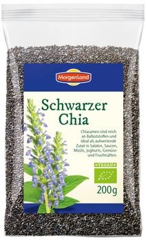 MorgenLand Schwarzer Chia 200g MHD 30.09.2019