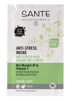 SANTE Anti-Stress Maske Bio-Mandel-Öl & Vitamin F 2x4ml MHD 31.12.2020