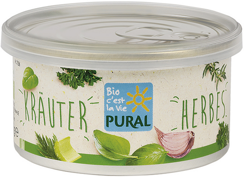 Pural Brotaufstrich Kräuter palmölfrei 125g MHD 22.03.2026