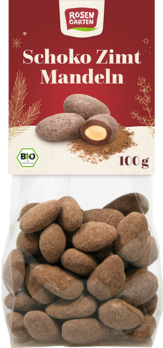 Rosengarten Zimt-Schoko-Mandeln 100g/W MHD 30.04.2026