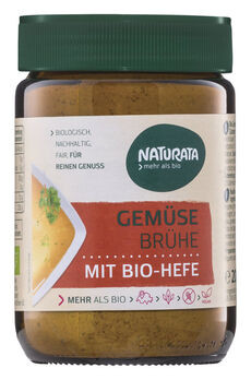 Naturata Gemüsebrühe mit Bio-Hefe, Glas 200g MHD 23.03.2023