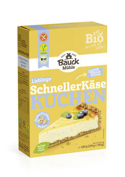 Bauckhof Der schnelle Käsekuchen Backmischung 485g MHD 07.03.2026