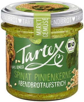 Tartex Marktgemüse Spinat Pinienkerne 135g MHD 18.01.2026