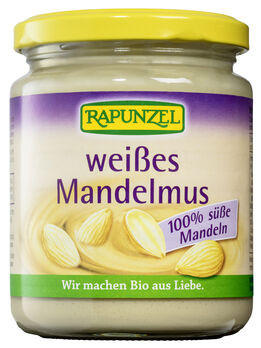 Rapunzel weißes Mandelmus 250g MHD 12.05.2023