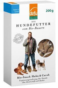 Defu Snack Huhn mit Carob 200g MHD 12.08.2020