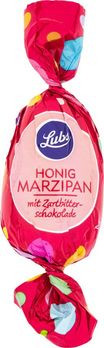 Lubs Marzipan-Ei mit Zartbitterschokolade 40g/S MHD 06.10.2020