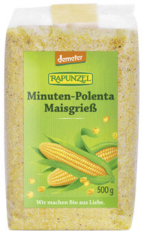 Rapunzel Minuten-Polenta (Maisgrieß) 500g MHD 14.01.2026