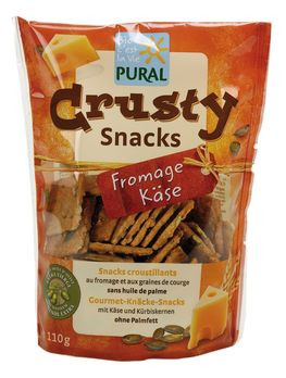 Pural Crusty Snacks Käse 110g MHD 09.03.2022