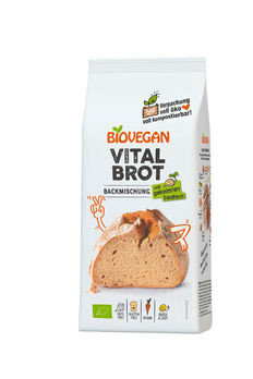 Biovegan Vitalbrot Backmischung 315g MHD 31.08.2021