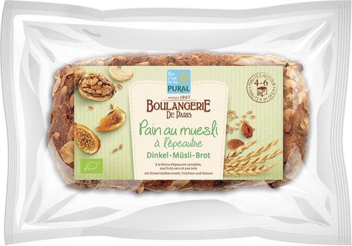 Pural Dinkel-Müslibrot 620g MHD 28.10.2020