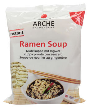 Arche Ramen Japanische Nudelsuppe mit Ingwer 108g MHD 28.03.2026
