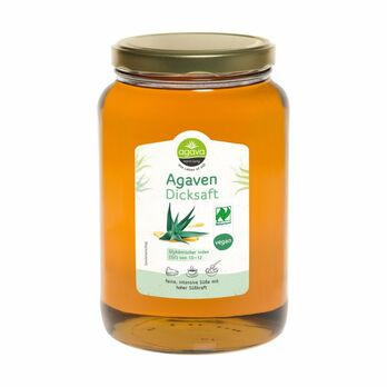 agava Agavendicksaft Glas 2kg MHD 21.05.2021