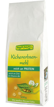 Rapunzel Kichererbsenmehl, geröstet 500g MHD 15.02.2023