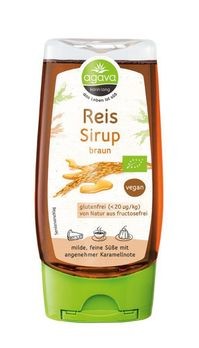 agava Brauner Reissirup Spenderflasche 350g MHD 15.01.2020