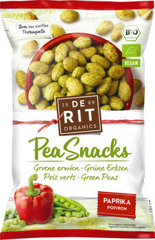 De Rit Pea Snack Paprika 70g MHD 28.01.2023