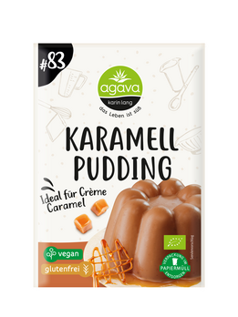 agava Karamellpudding 43g/A MHD 01.12.2025