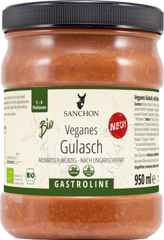 Sanchon Veganes Gulasch Gastroline 950ml MHD 31.05.2026