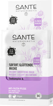 SANTE Sofort glättende Maske Teekomplex & Parakresse 2x4ml MHD 30.06.2021