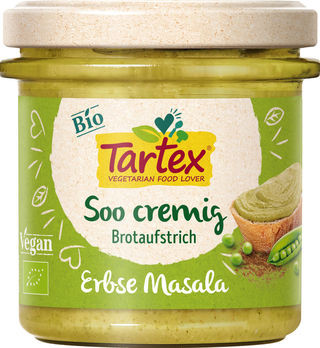 Tartex Soo cremig Erbse Masala 140g MHD 25.11.2020