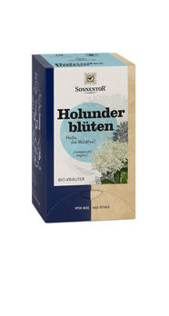 Sonnentor Holunderblüten Tee Doppelkammerbeutel 27g MHD 30.06.2026